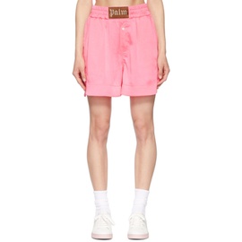 팜엔젤스 Palm Angels Pink Polyester Shorts 221695F088021