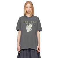 더 오픈 프로덕트 TheOpen Product Grey Pet Club T-Shirt 221731F110009