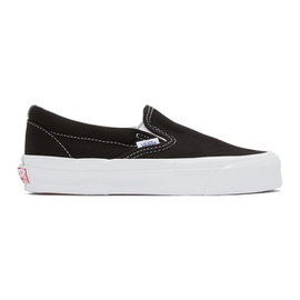 반스 Vans Black OG Classic Slip-On Sneakers 221739M237037
