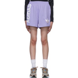 아디다스 오리지널 Adidas Originals Purple Streetball shorts 221751F088002