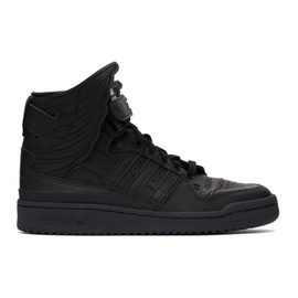 아디다스 오리지널 Adidas Originals Black JS Wings 4.0 Sneakers 221751F127002