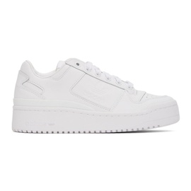 아디다스 오리지널 Adidas Originals White Forum Bold Sneakers 221751F128015