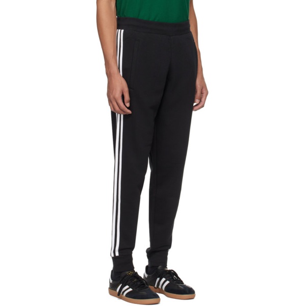 아디다스 아디다스 오리지널 Adidas Originals Black Adicolor Classics 3-Stripes Lounge Pants 221751M190005
