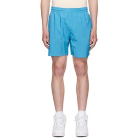 아디다스 오리지널 Adidas Originals Blue Polyester Shorts 221751M193004