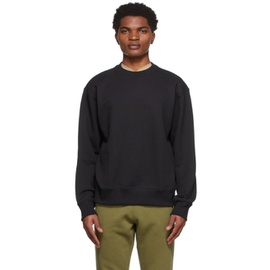 아디다스 오리지널 Adidas Originals Black Adicolor Trefoil Sweatshirt 221751M204005