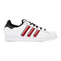 아디다스 오리지널 Adidas Originals White & Black Superstar Sneakers 221751M237069