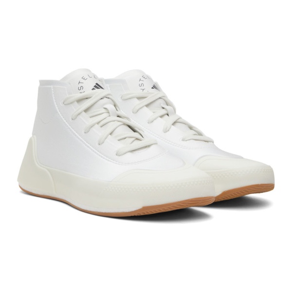 아디다스 아디다스 바이 스텔라 맥카트니 Adidas by 스텔라 맥카트니 Stella McCartney White Treino Mid Sneakers 221755F127003