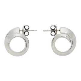 보테가 베네타 Bottega Veneta Silver Spiral Earrings 221798F009012