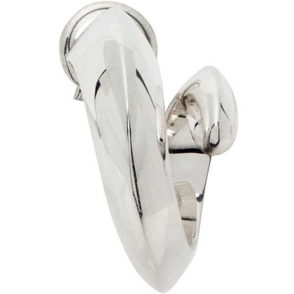 보테가베네타 보테가 베네타 Bottega Veneta Silver Spiral Earrings 221798F009012