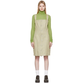 보테가 베네타 Bottega Veneta Green Cotton Minidress 221798F052004
