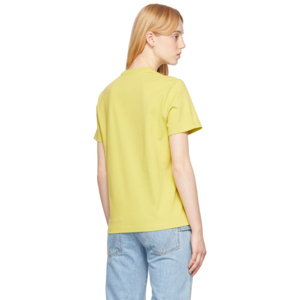 보테가베네타 보테가 베네타 Bottega Veneta Green Cotton T-Shirt 221798F110001
