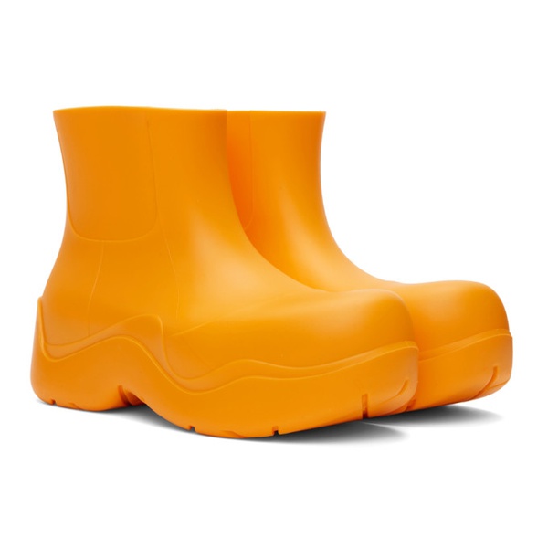 보테가베네타 보테가 베네타 Bottega Veneta Orange Puddle Boots 221798F113000