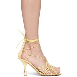 보테가 베네타 Bottega Veneta Yellow Lagoon Dot Heeled Sandals 221798F125010