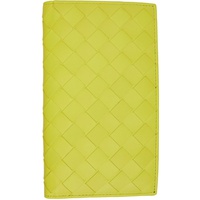 보테가 베네타 Bottega Veneta Yellow Detachable Pocket Long Wallet 221798M164101