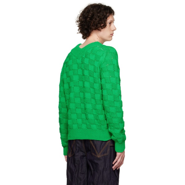보테가베네타 보테가 베네타 Bottega Veneta Green Nylon Sweater 221798M206607