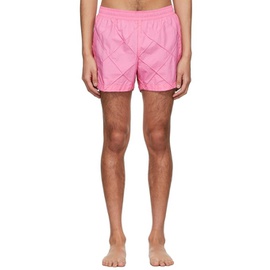 보테가 베네타 Bottega Veneta Pink Nylon Swim Shorts 221798M213058