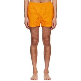 보테가 베네타 Bottega Veneta Orange Nylon Swim Shorts 221798M213059
