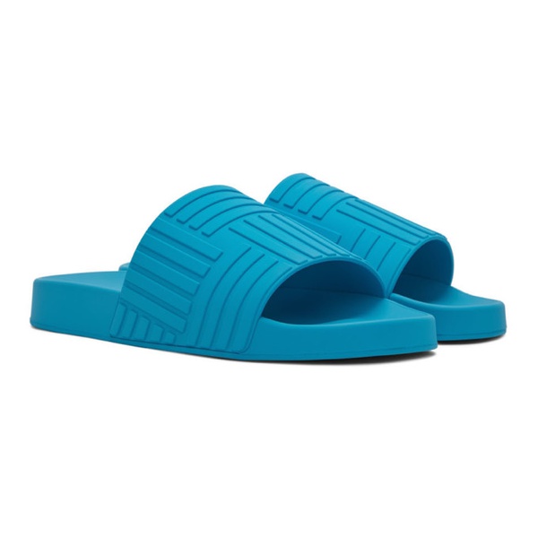 보테가베네타 보테가 베네타 Bottega Veneta Blue Slider Sandals 221798M234585