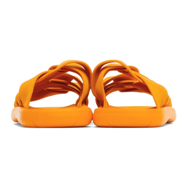 보테가베네타 보테가 베네타 Bottega Veneta Orange Intrecciato Slides 221798M237083