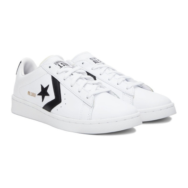  컨버스 Converse White Pro Leather Sneakers 221799M237100