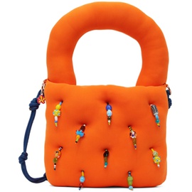 마샬 콜롬비아 Marshall Columbia SSENSE Exclusive Orange Plush Shoulder Bag 221800F048002