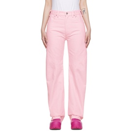 마샬 콜롬비아 Marshall Columbia SSENSE Exclusive Pink Jeans 221800F069036