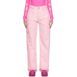 마샬 콜롬비아 Marshall Columbia SSENSE Exclusive Pink Denim Trousers 221800F087003
