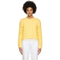 리던 Re/Done Yellow 50s Sweaters 221800F096006
