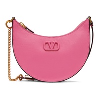 발렌티노 Valentino Garavani Pink Mini VLogo Shoulder Bag 221807F048043