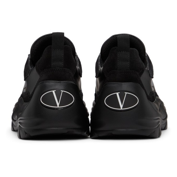  발렌티노 Valentino Garavani Black Gumboy Sneakers 221807M237022