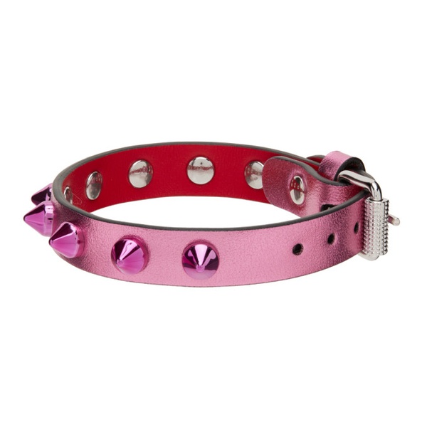크리스찬 루부탱 크리스찬 루부탱 Christian Louboutin Pink Loubilink Bracelet 221813F020004