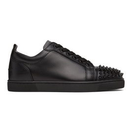 크리스찬 루부탱 Christian Louboutin Black Louis Junior Spikes Low-Top Sneakers 221813M237018