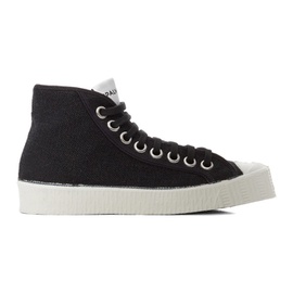 스파워트 Spalwart Black Linen Special Mid Sneakers 221818F127004