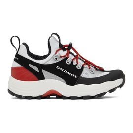 살로몬 S알로 ALOMON White & Red Raid Wind Sneakers 221837F128027