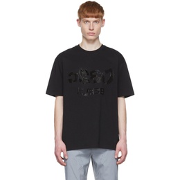 032c Black Selfie Glitch T-Shirt 221843M213000