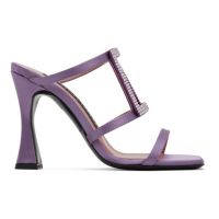 Les Petits Joueurs Purple Hoya Heeled Sandals 221855F125000