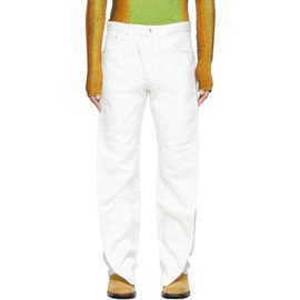 와이프로젝트 Y/Project White Classic Front Panel Jeans 221893M186075
