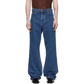 와이프로젝트 Y/Project Navy Organic Cotton Jeans 221893M186083