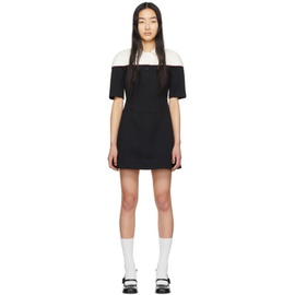 슈슈통 Shushu/Tong Black & 오프화이트 Off-White Patchwork A-Line Dress 221901F052026
