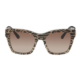 돌체앤가바나 Dolce & Gabbana Brown Leopard Sunglasses 222003F005008