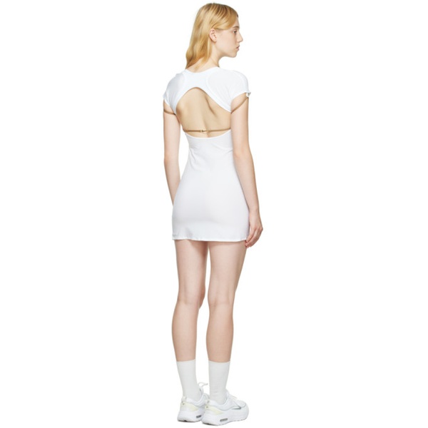 나이키 Nike White 자크뮈스 Jacquemus 에디트 Edition Racer Back Minidress 222011F052011