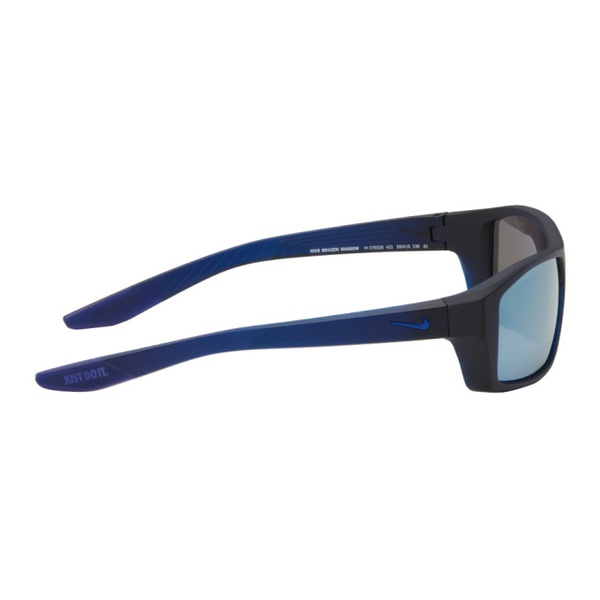 나이키 Nike Navy Brazen Shadow Sunglasses 222011M134004