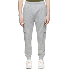 Nike Gray Sportswear Club Cargo Pants 222011M188003