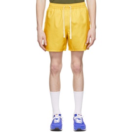 Nike Yellow Polyester Shorts 222011M193039