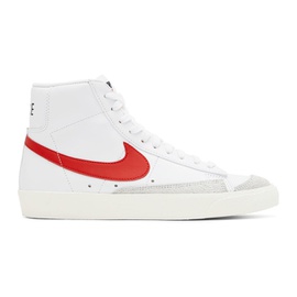 Nike White Blazer Mid 77 Vintage High-Top Sneakers 222011M236008