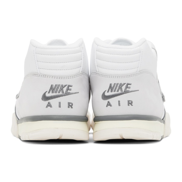 나이키 Nike White & Gray Air Trainer 1 Sneakers 222011M237000