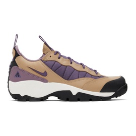 Nike Tan & Purple ACG Air Mada Sneakers 222011M237187