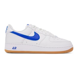 Nike White & Blue Anniversary Air Force 1 R에트로 ETRO Sneakers 222011M237208