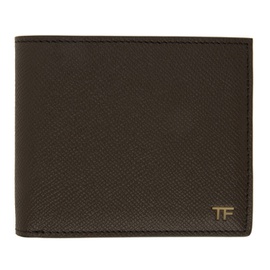 톰포드 TOM FORD Brown Small Bifold Wallet 222076M164003