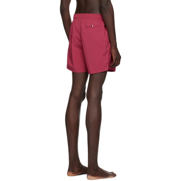  BOSS Pink Printed Swim Shorts 222085M208009
